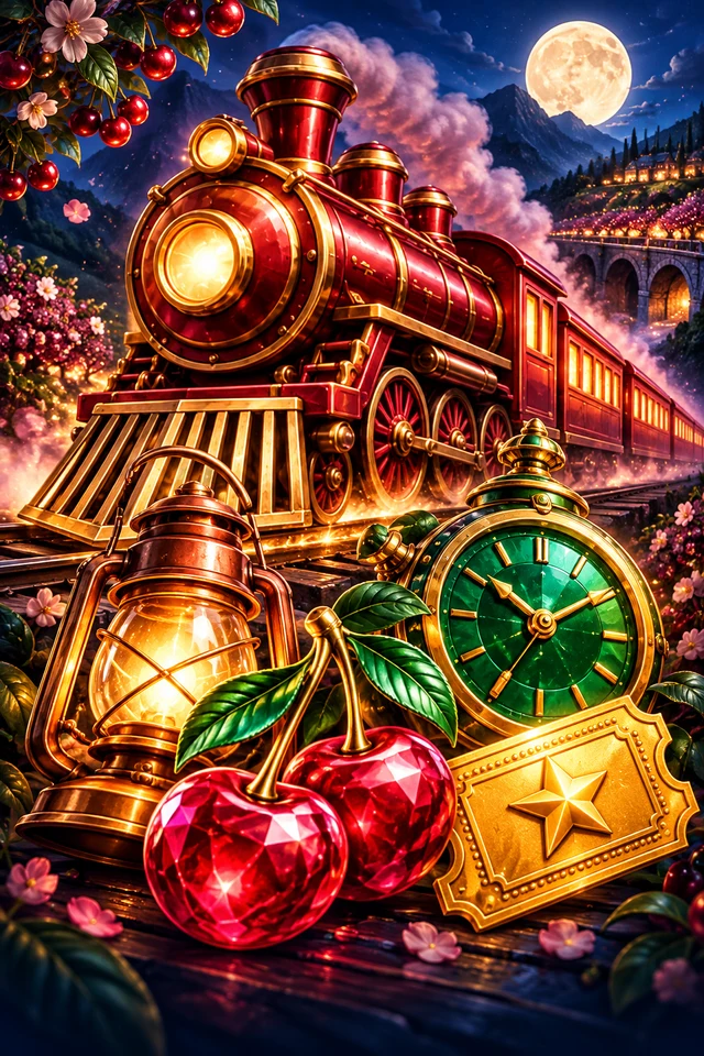 Cherry Night Express · Lustre — still-lifes