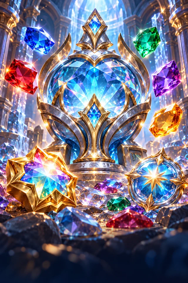 Crystal Cascade · Glass — bright-worlds