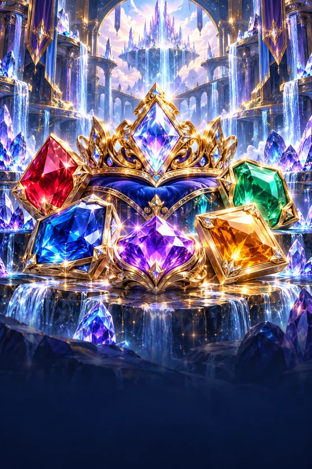 Crystal Cascade · Lustre — regalia