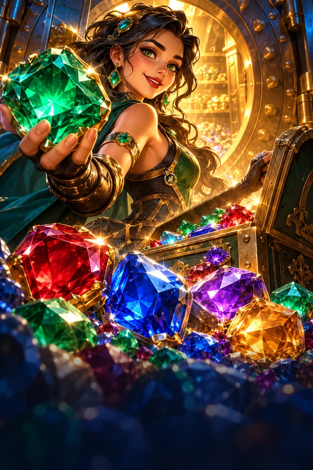 Emerald Vault · Glass — bright-worlds