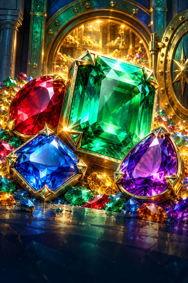 Emerald Vault · Opal — regalia
