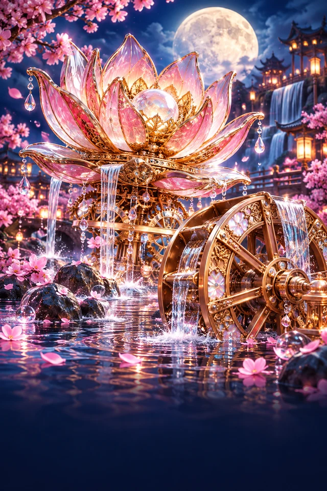 Moonblossom Koi Engine · Glass — bright-worlds