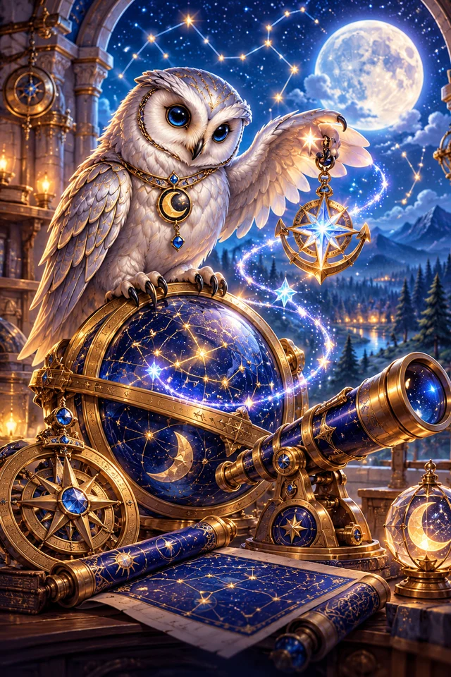 Moonlit Observatory · Glass — bright-worlds