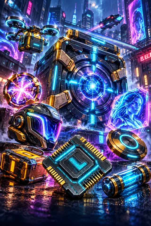 Neon Circuit: Nightfall Vault · Opal — neon-future-city