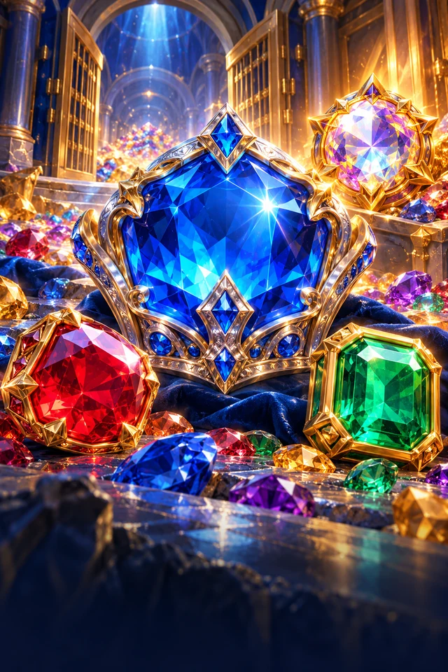 Sapphire Rush · Glass — bright-worlds
