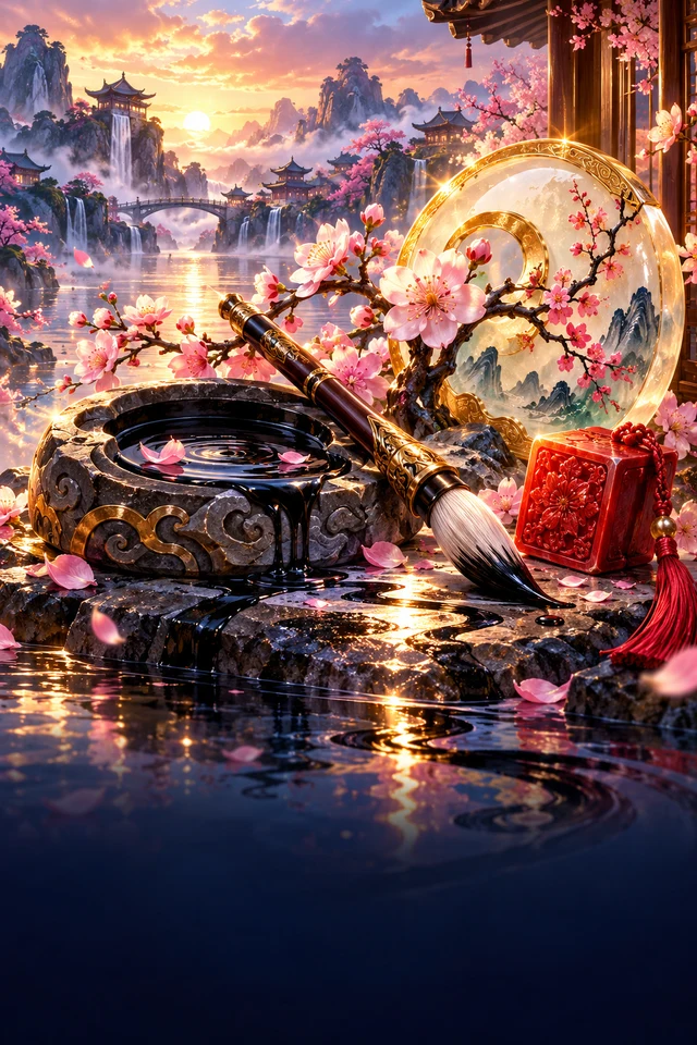 Sumi-e Bloom · Lustre — pastorals