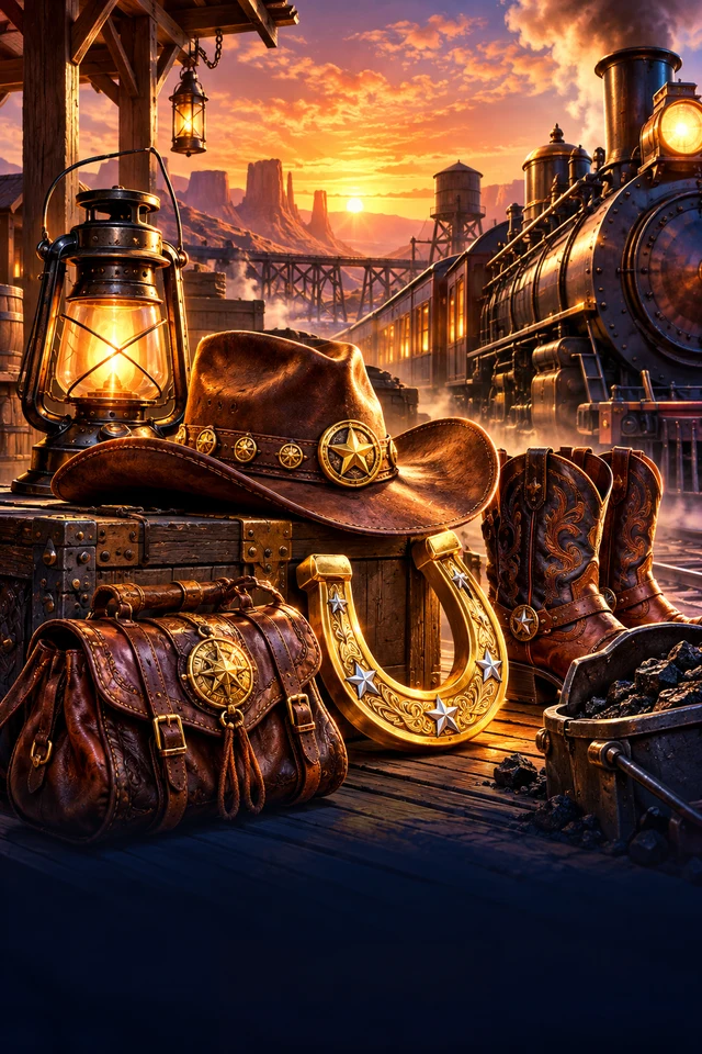 Wild West: Sundown Express · Lustre — frontier-legends