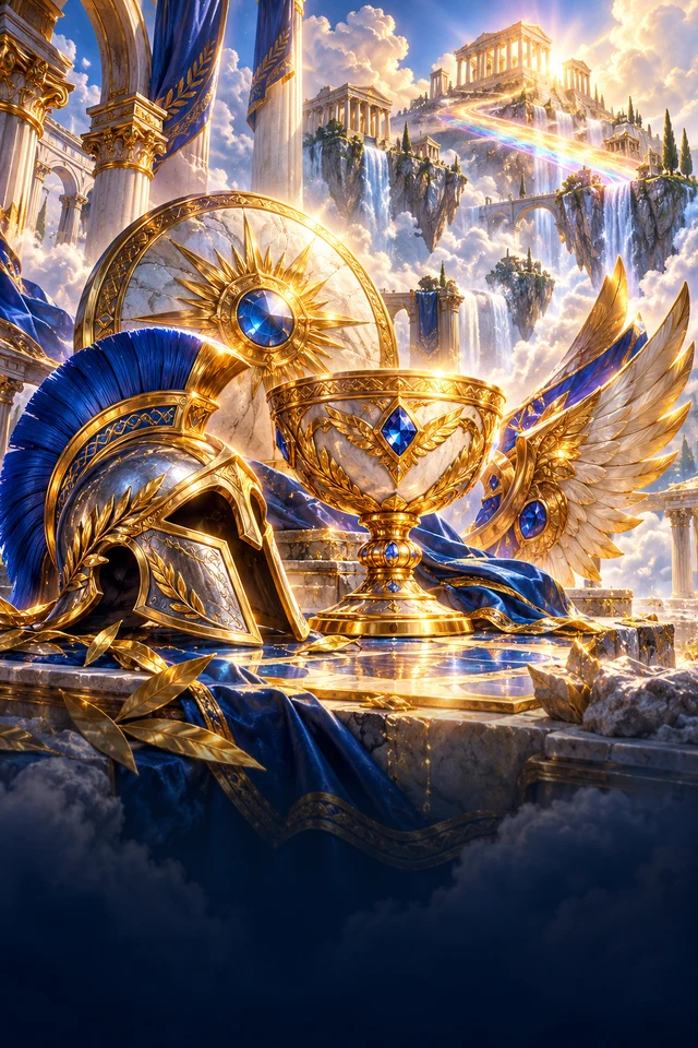 Zeus Ascends · Iris — antiquities